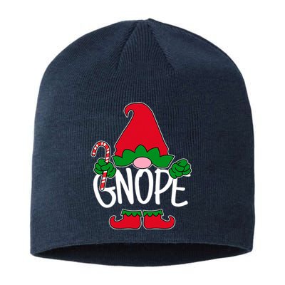 Gnope Tomte Garden Gnome Scandinavian Sweden Nope Not Today Christmas Xmas Sustainable Beanie