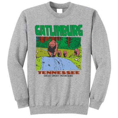 Gatlinburg Tennessee Great Smoky Mountains Bear Tall Sweatshirt