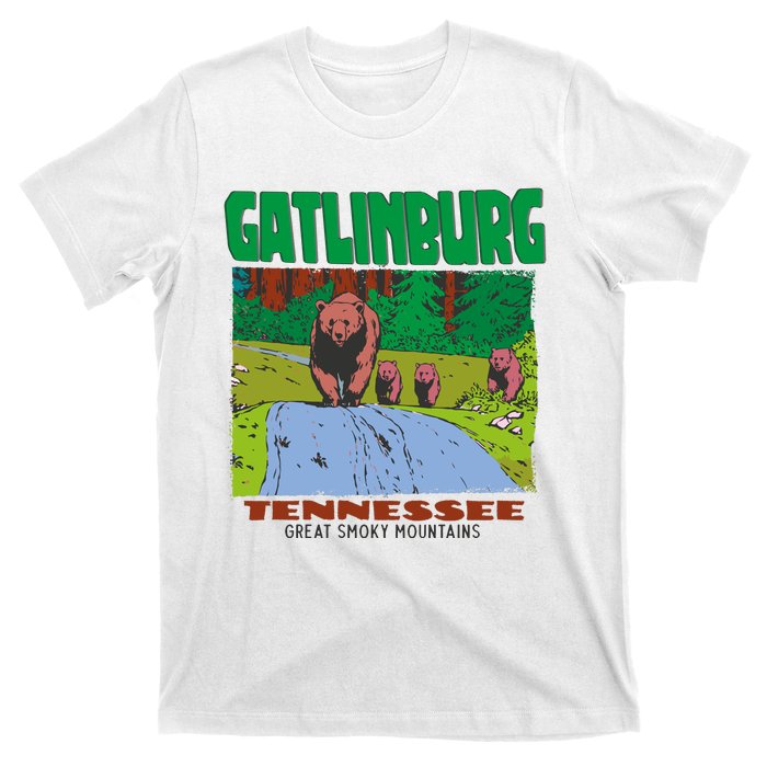 Gatlinburg Tennessee Great Smoky Mountains Bear T-Shirt