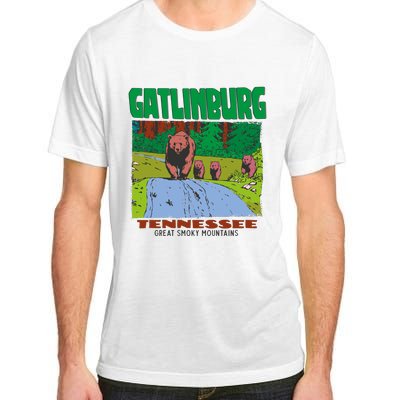 Gatlinburg Tennessee Great Smoky Mountains Bear Adult ChromaSoft Performance T-Shirt