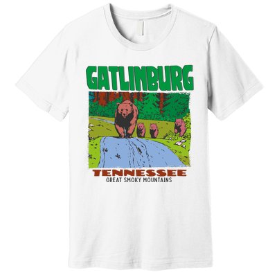 Gatlinburg Tennessee Great Smoky Mountains Bear Premium T-Shirt