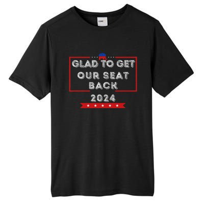 Glad To Get Our Seat Back. Donald Election Tall Fusion ChromaSoft Performance T-Shirt