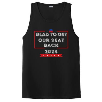 Glad To Get Our Seat Back. Donald Election PosiCharge Competitor Tank