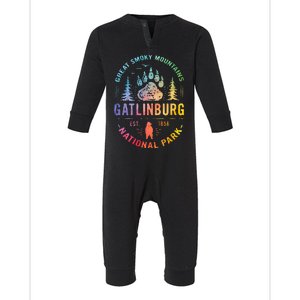 Gatlinburg Tennessee Great Smoky Mountains Infant Fleece One Piece