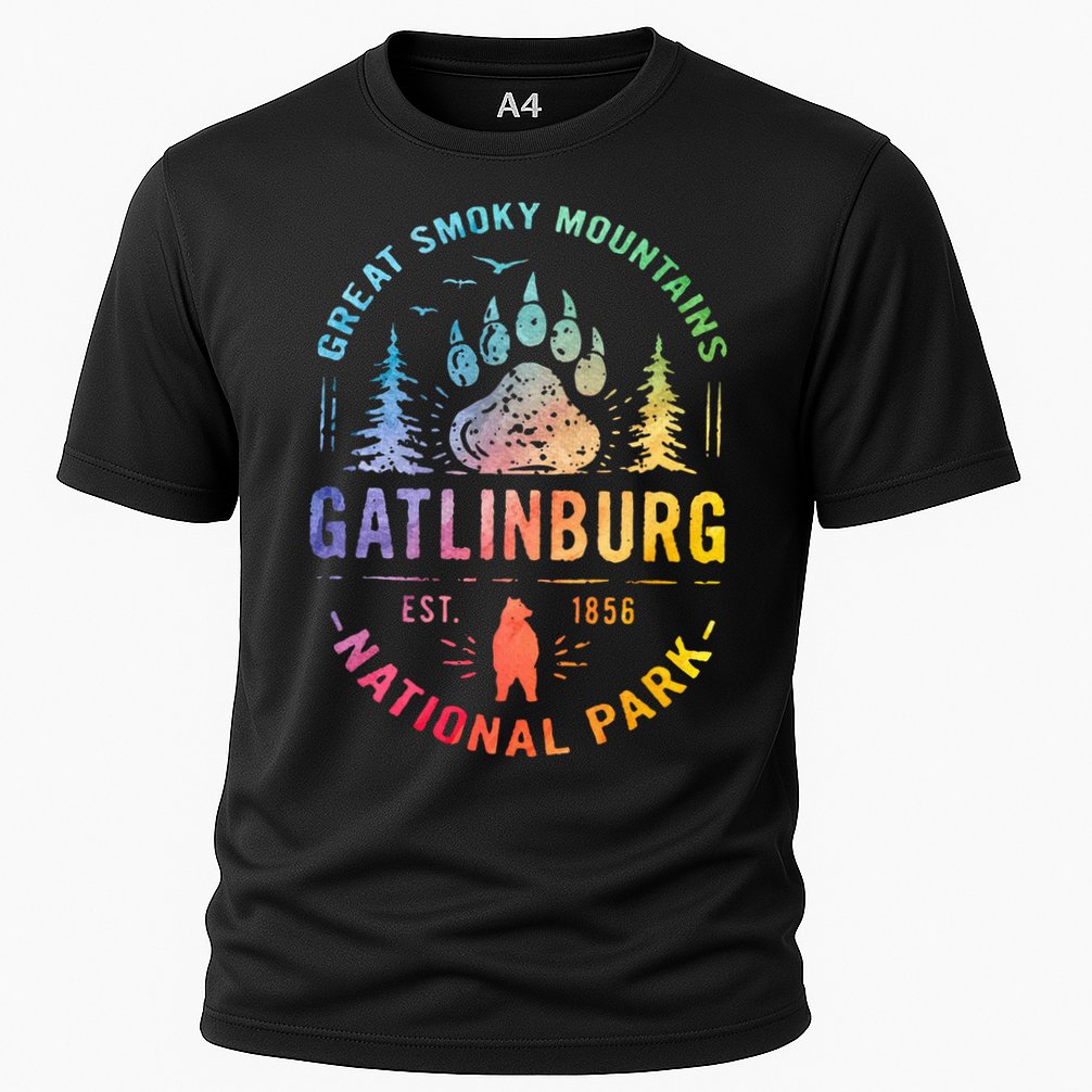 Gatlinburg Tennessee Great Smoky Mountains Cooling Performance Crew T-Shirt