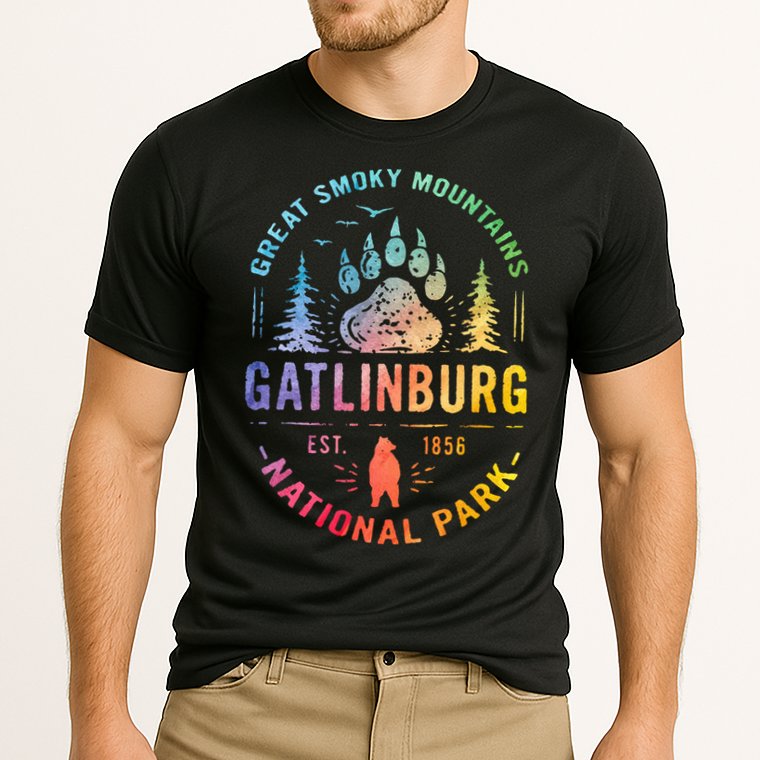 Gatlinburg Tennessee Great Smoky Mountains Cooling Performance Crew T-Shirt