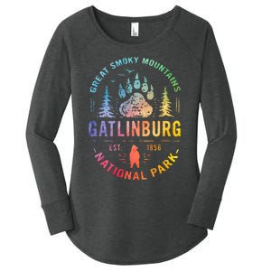 Gatlinburg Tennessee Great Smoky Mountains Women's Perfect Tri Tunic Long Sleeve Shirt