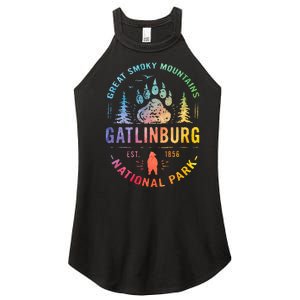 Gatlinburg Tennessee Great Smoky Mountains Women's Perfect Tri Rocker Tank