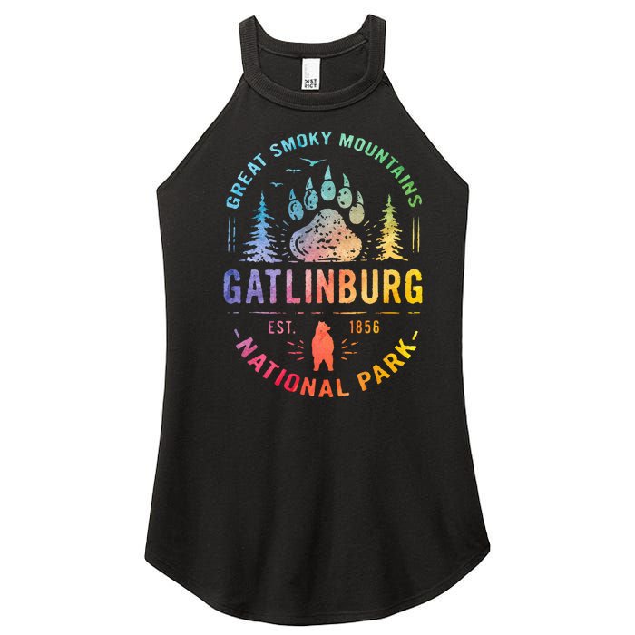 Gatlinburg Tennessee Great Smoky Mountains Women's Perfect Tri Rocker Tank