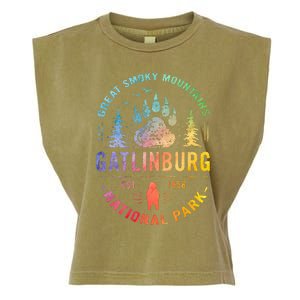 Gatlinburg Tennessee Great Smoky Mountains Garment-Dyed Women's Muscle Tee