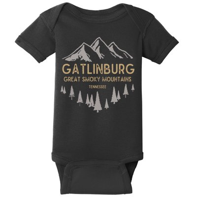 Gatlinburg Tennessee Great Smoky Mountains Souvenir Baby Bodysuit