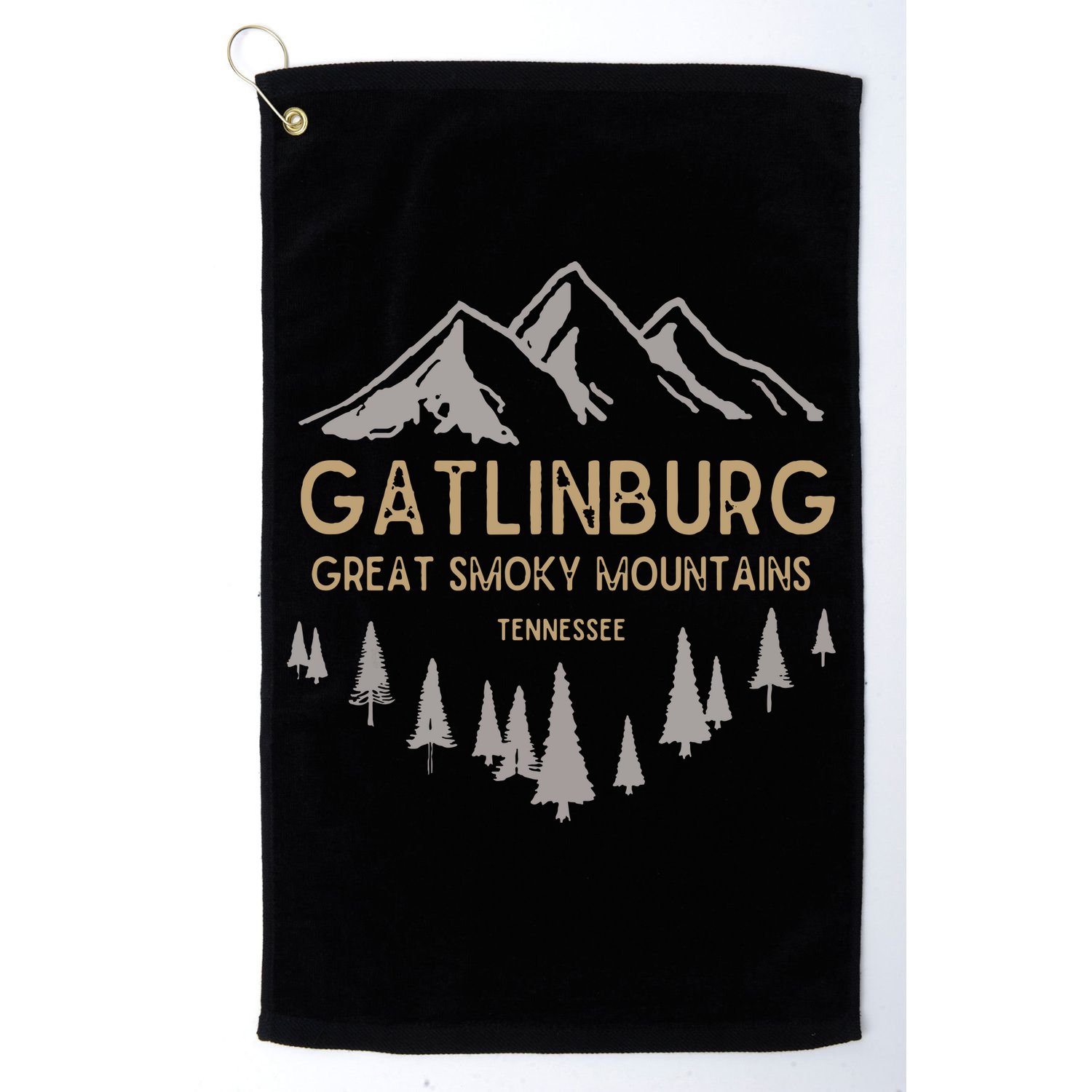Gatlinburg Tennessee Great Smoky Mountains Souvenir Golf Towel