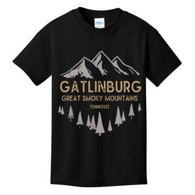 Gatlinburg Tennessee Great Smoky Mountains Souvenir Kids T-Shirt
