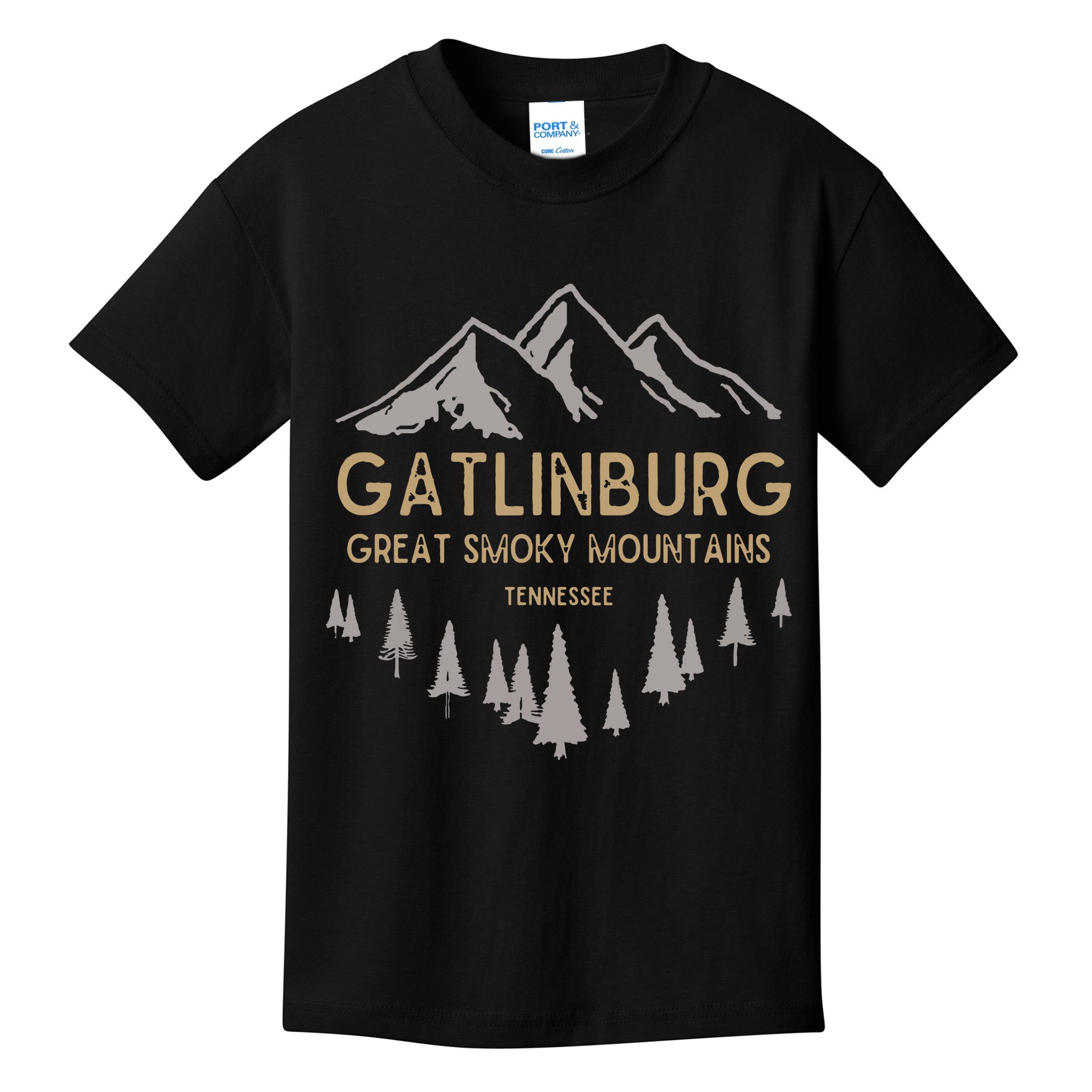 Gatlinburg Tennessee Great Smoky Mountains Souvenir Kids T-Shirt