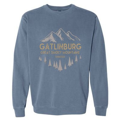 Gatlinburg Tennessee Great Smoky Mountains Souvenir Garment-Dyed Sweatshirt