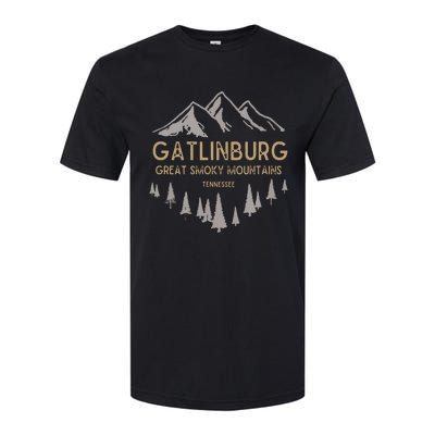 Gatlinburg Tennessee Great Smoky Mountains Souvenir Softstyle CVC T-Shirt