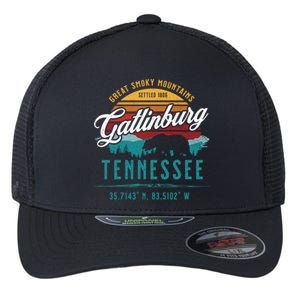 Gatlinburg Tennessee Great Smoky Mountains Bear Souvenir Cute Gift Flexfit Unipanel Trucker Cap