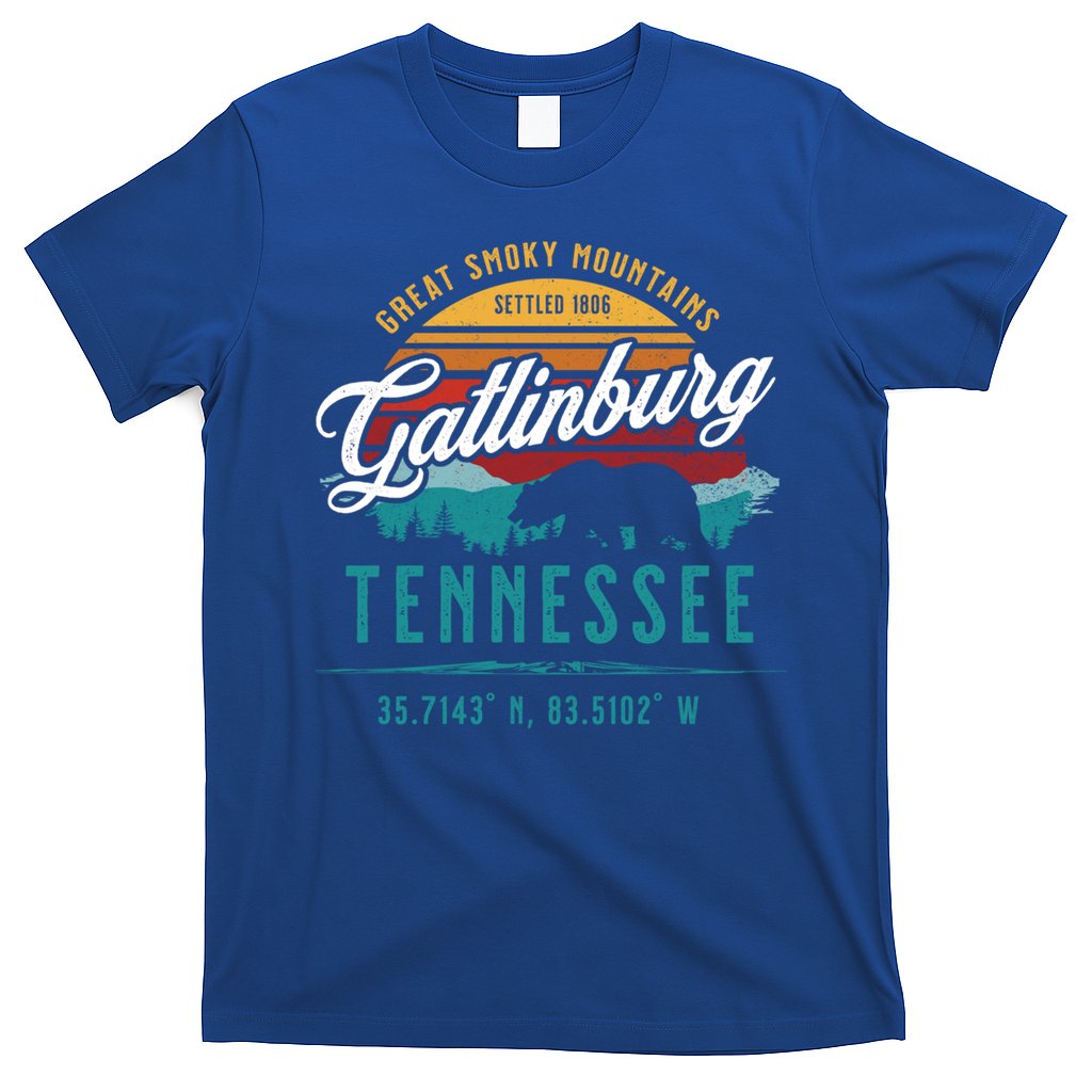 Gatlinburg Tennessee Great Smoky Mountains Bear Souvenir Cute Gift T-Shirt