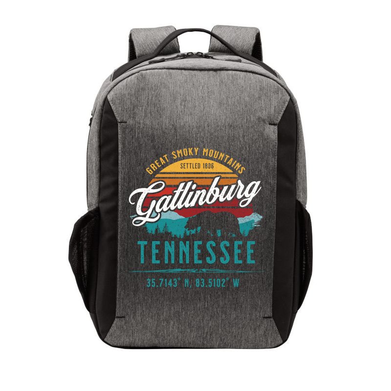 Gatlinburg Tennessee Great Smoky Mountains Bear Souvenir Cute Gift Vector Backpack