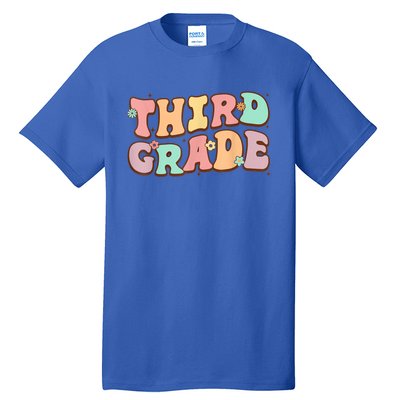 Groovy Third Grade Student 3Rd Grade Teacher Back To School Gift Tall T-Shirt