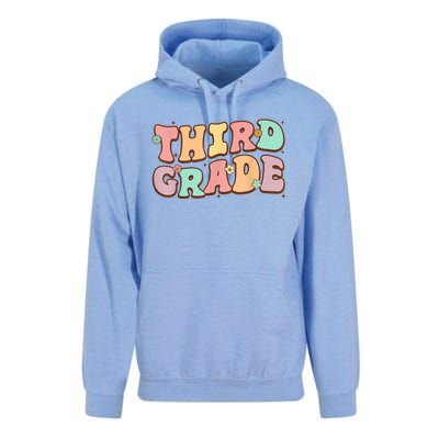 Groovy Third Grade Student 3Rd Grade Teacher Back To School Gift Unisex Surf Hoodie