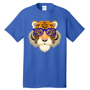 Glasses Tiger Gift Tall T-Shirt