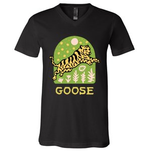 Goose Tiger V-Neck T-Shirt