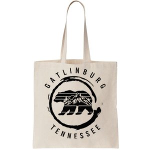 Gatlinburg Tennessee Great Smoky Mountains Bear Souvenir Tote Bag