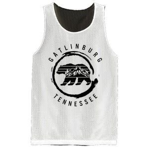 Gatlinburg Tennessee Great Smoky Mountains Bear Souvenir Mesh Reversible Basketball Jersey Tank