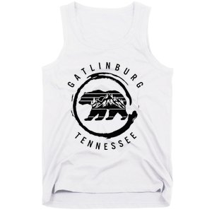 Gatlinburg Tennessee Great Smoky Mountains Bear Souvenir Tank Top