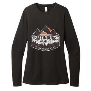 Gatlinburg Tennessee Great Smoky Mountains Souvenir Womens CVC Long Sleeve Shirt