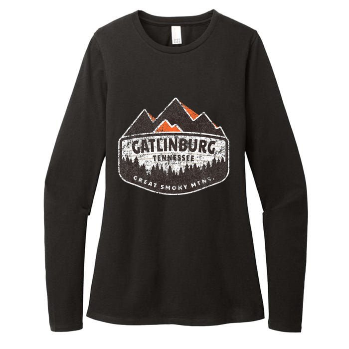 Gatlinburg Tennessee Great Smoky Mountains Souvenir Womens CVC Long Sleeve Shirt