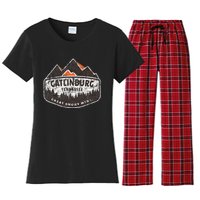 Gatlinburg Tennessee Great Smoky Mountains Souvenir Women's Flannel Pajama Set