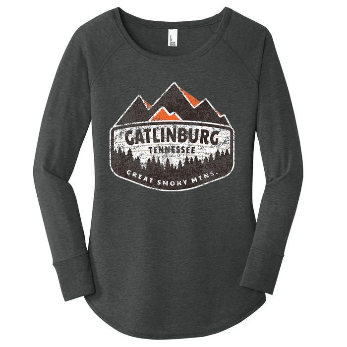 Gatlinburg Tennessee Great Smoky Mountains Souvenir Women's Perfect Tri Tunic Long Sleeve Shirt