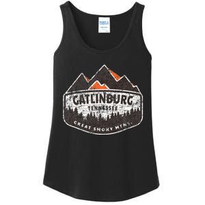 Gatlinburg Tennessee Great Smoky Mountains Souvenir Ladies Essential Tank