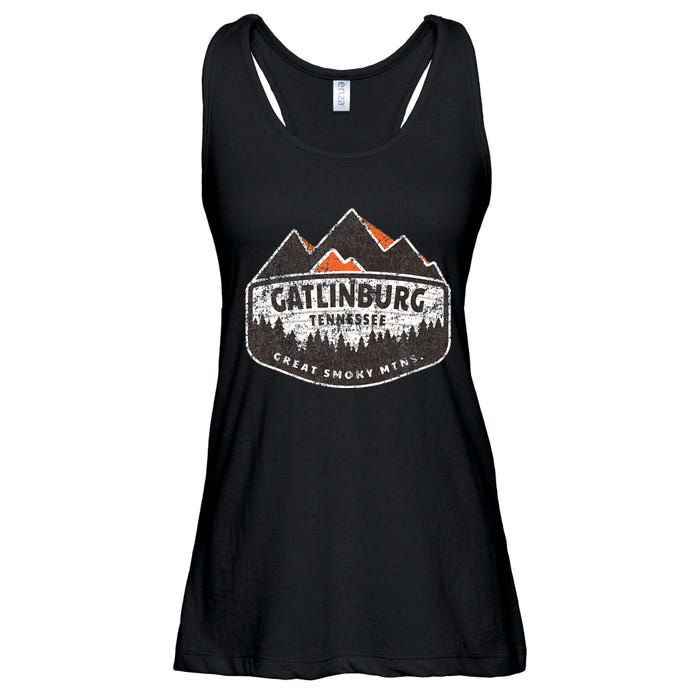 Gatlinburg Tennessee Great Smoky Mountains Souvenir Ladies Essential Flowy Tank