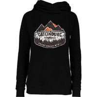 Gatlinburg Tennessee Great Smoky Mountains Souvenir Womens Funnel Neck Pullover Hood