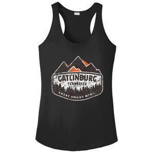 Gatlinburg Tennessee Great Smoky Mountains Souvenir Ladies PosiCharge Competitor Racerback Tank