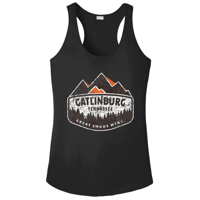 Gatlinburg Tennessee Great Smoky Mountains Souvenir Ladies PosiCharge Competitor Racerback Tank