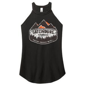 Gatlinburg Tennessee Great Smoky Mountains Souvenir Women's Perfect Tri Rocker Tank