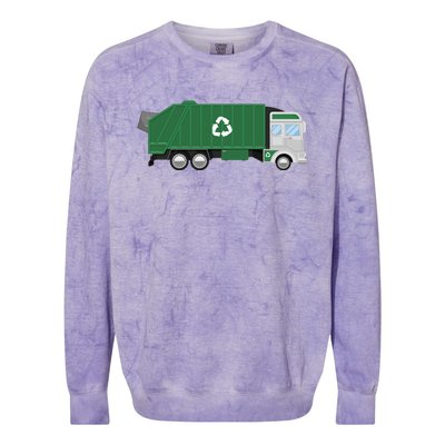 Garbage Truck Garbage Day Garbage Trucks Great Gift Colorblast Crewneck Sweatshirt