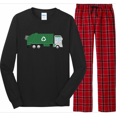 Garbage Truck Garbage Day Garbage Trucks Great Gift Long Sleeve Pajama Set