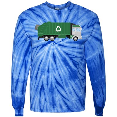 Garbage Truck Garbage Day Garbage Trucks Great Gift Tie-Dye Long Sleeve Shirt