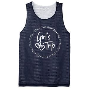 Girl Trip Girl's Weekend Great Memories Great Times Summer Mesh Reversible Basketball Jersey Tank