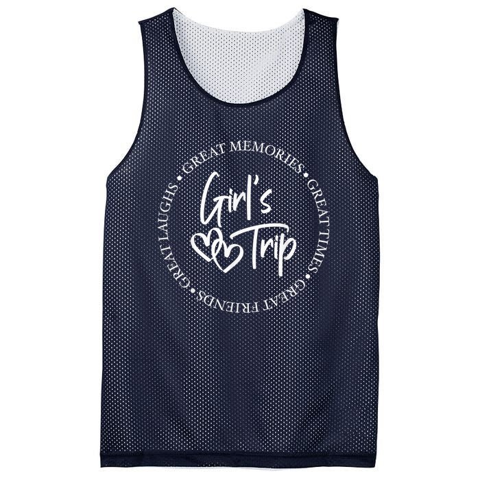 Girl Trip Girl's Weekend Great Memories Great Times Summer Mesh Reversible Basketball Jersey Tank