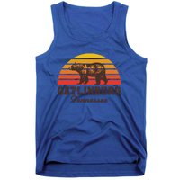 Gatlinburg Tennessee Great Smoky Mountains Bear Retro Sunset Gift Tank Top