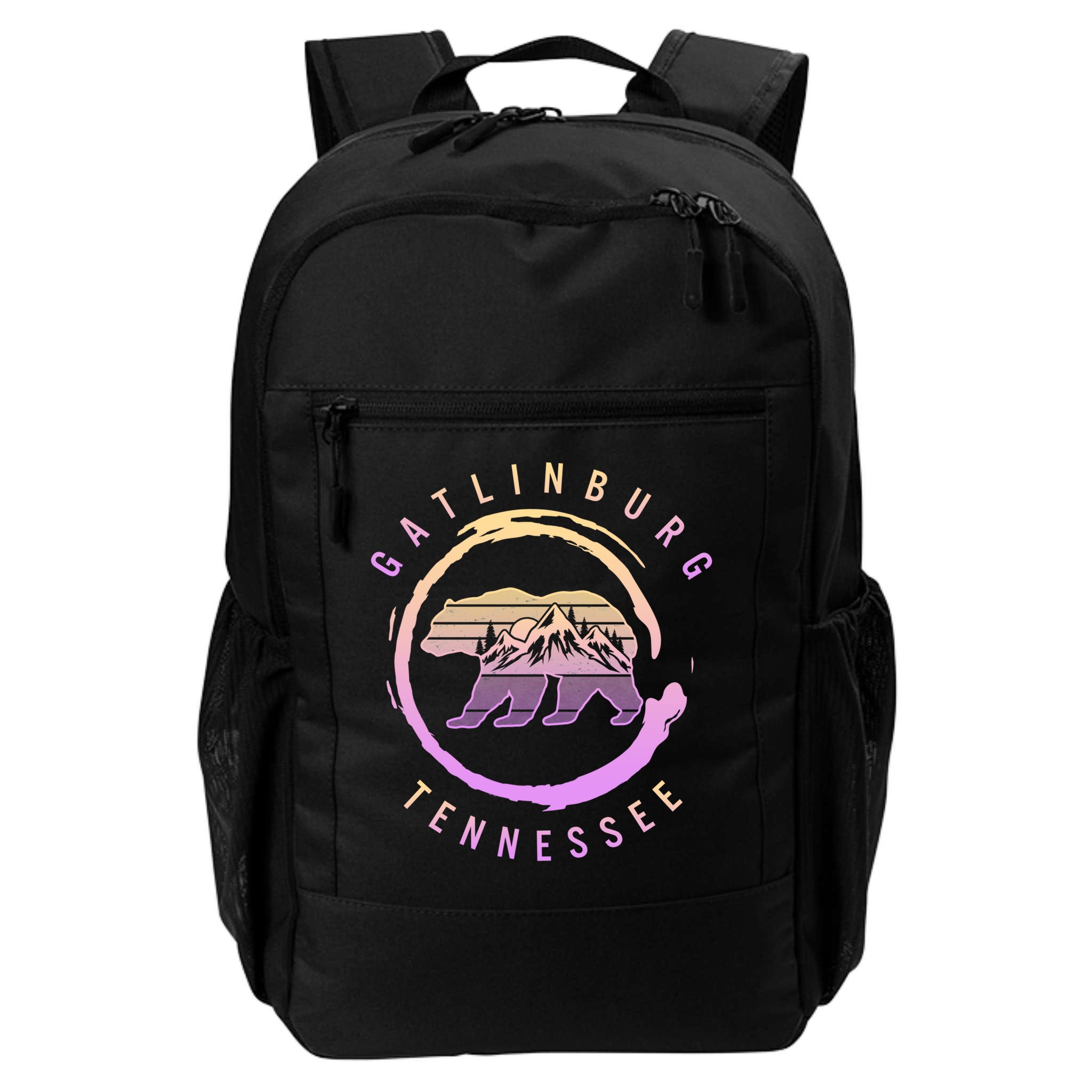 Gatlinburg Tennessee Great Smoky Mountains Bear Souvenir Gift Backpack
