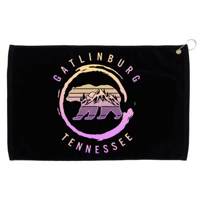 Gatlinburg Tennessee Great Smoky Mountains Bear Souvenir Gift Grommeted Golf Towel