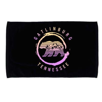 Gatlinburg Tennessee Great Smoky Mountains Bear Souvenir Gift Microfiber Hand Towel