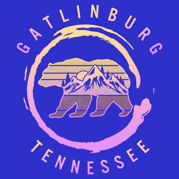 Gatlinburg Tennessee Great Smoky Mountains Bear Souvenir Gift Tank Top